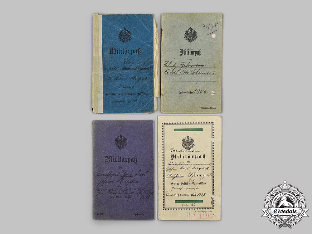 germany,_imperial._a_mixed_lot_of_first_world_war_militärpaße_28_m21_mnc7437_1