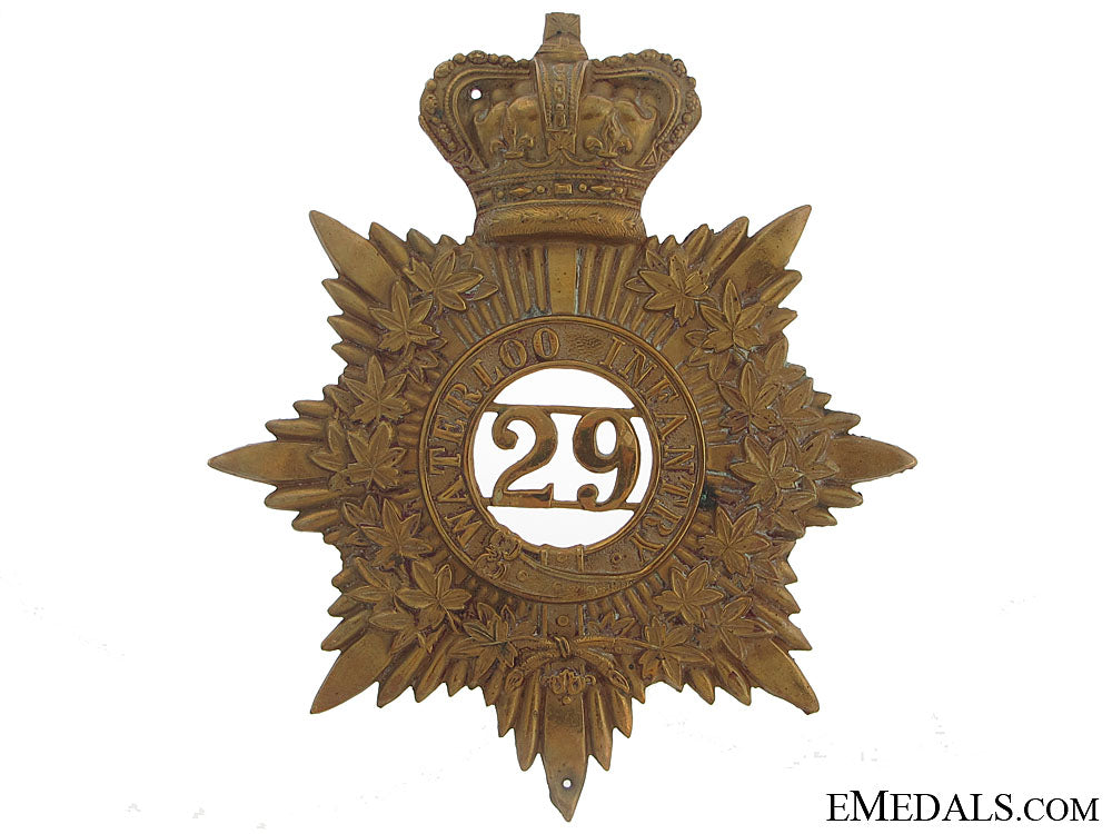 29_th_waterloo_battalion_of_infantry_helmet_plate_29th_waterloo_ba_5112750758c0e