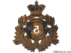 Victorian Era 5Th Regiment Of Foot Helmet Plate
