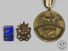 Germany, Third Reich. A Lot Of 1936 Winter Olympics Badges And Decorations