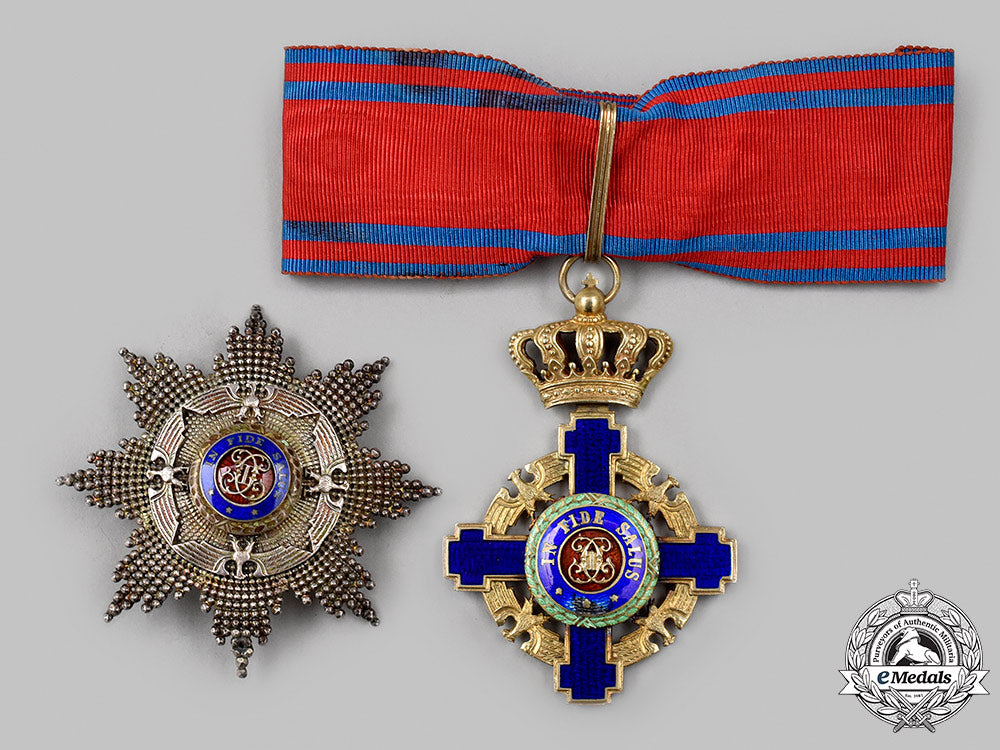 romania,_kingdom._an_order_of_the_star,_grand_officer’s_set,_by_heinrich_weiss,_c.1940_327_m21_mnc0450_1_1