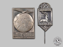 Germany, Third Reich. A Pair Of Event Badges