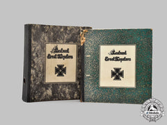Germany, Heer. A Lot Of Photo Albums And Documents To Leutnant Ernst Topeters, Eastern Front Kia