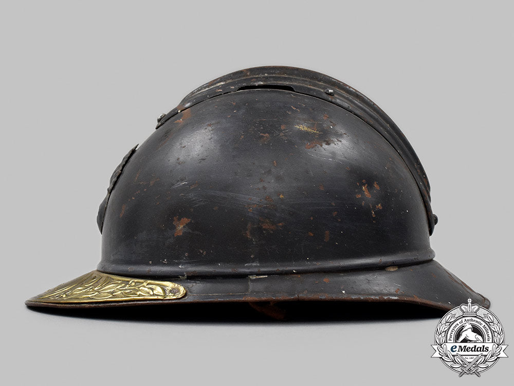 france,_iii_republic._an_m1915_adrian_infantry_helmet_with_veteran's_plate_32_m21_mnc6530