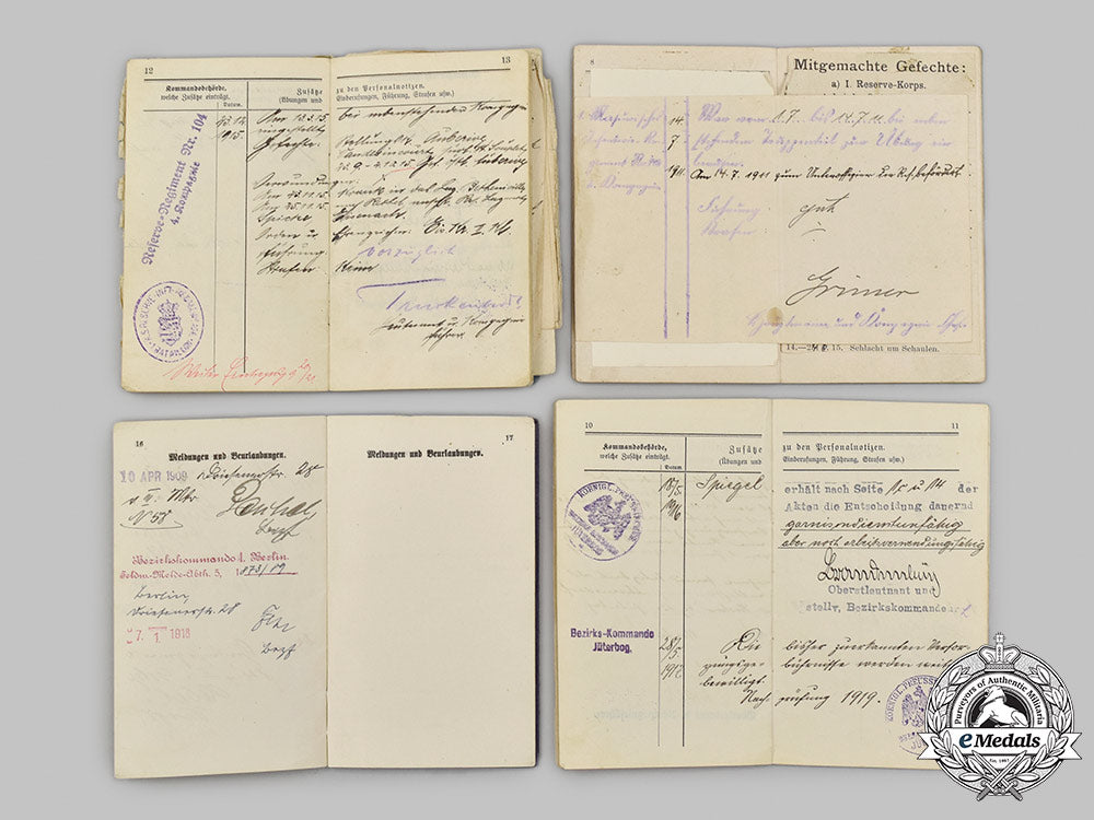 germany,_imperial._a_mixed_lot_of_first_world_war_militärpaße_33_m21_mnc7444_1