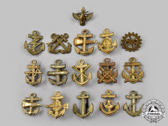 Germany, Kriegsmarine. A Mixed Lot Of Uniform Insignia Cyphers