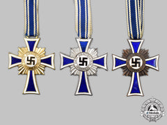 Germany, Third Reich. A Mixed Lot Of Honour Crosses Of The German Mother, All Grades