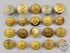 Germany, Kriegsmarine. A Mixed Lot Of Uniform Buttons