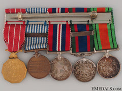 A Canadian Forces Decoration Miniature Group