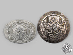 Germany, Rad. A Pair Of Reich Labour Service Of Female Youth Service Badges