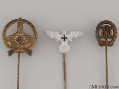 Three Wwii Period German Stickpins
