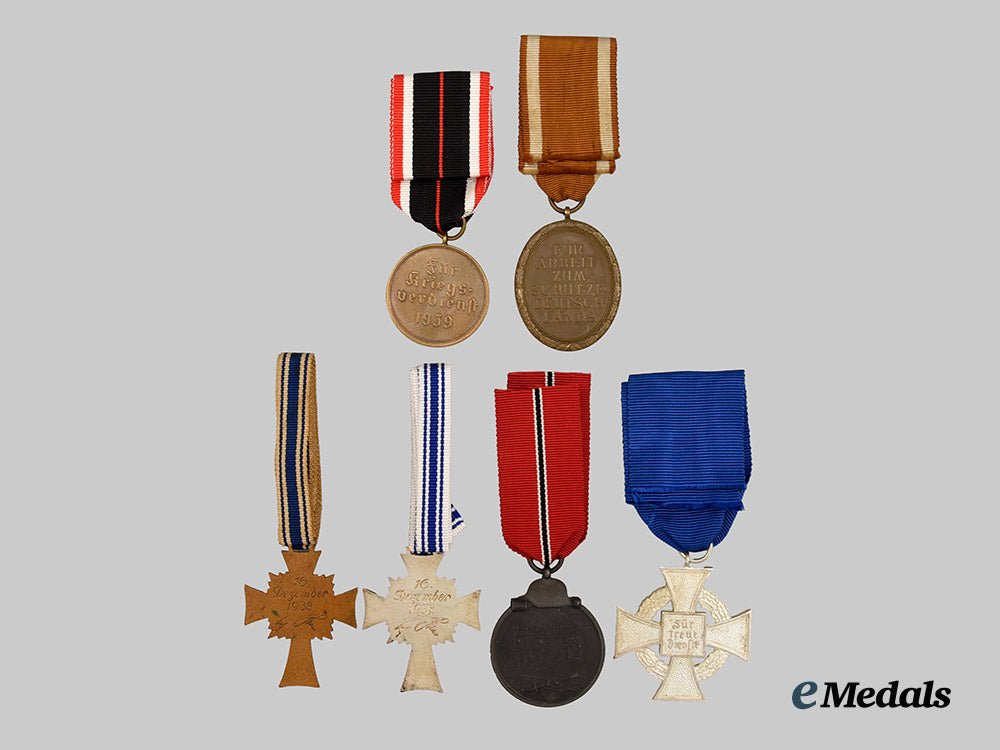 Germany, Third Reich. A Mixed Lot of Awards for Military and Civil Service