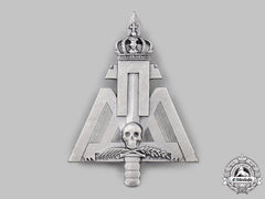 Serbia. Second War Serbian Chetnik Guerilla/Partisan Badge, Rare
