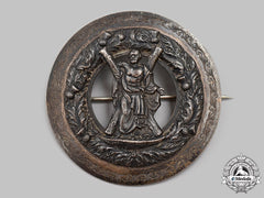 United Kingdom. A Sterling Silver Black Watch (Royal Highlanders) Officer's Plaid Brooch, By R. & H.b. Kirkwood, C.1910