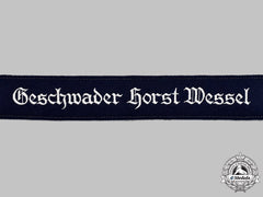 Germany, Luftwaffe. A Mint And Unissued Geschwader Horst Wessel Em/Nco’s Cuff Title