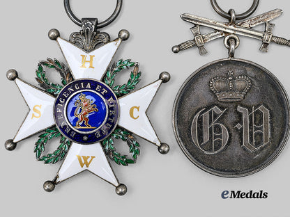 westphalia,_kingdom;_waldeck,_principality._an_order_of_st._philip_and_the_lion_of_limburg,_knight_and_a_waldeck_order_of_merit,_i_v_class_e_medals__m0332-82_5