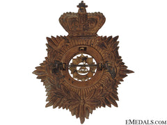 Victorian Bedfordshire Regiment Helmet Plate