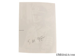 An Army Kc Winner Signed Photograph