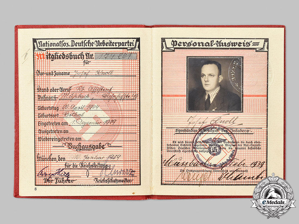 germany,_nsdap._a_party_membership_booklet_to_josef_knoll_42_m21_mnc2625