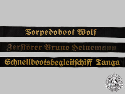 germany,_kriegsmarine._a_lot_of_cap_tally_ribbons_42_m21_mnc6414_1