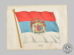 Serbia, Kingdom. A War Flag Patch, C.1915