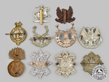 united_kingdom._a_lot_of_ten_cap/_glengarry_badges_45_m21_mnc1884_1