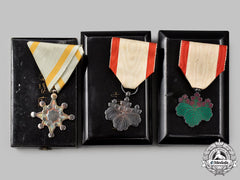 Japan, Empire. A Lot Of Three Orders, Cased