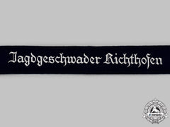 Germany, Luftwaffe. A Mint And Unissued Jagdgeschwader Richthofen Em/Nco’s Cuff Title