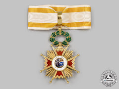 Spain, Kingdom. An Order Of Isabella The Catholic In Gold, Lady’s Commander, C. 1940