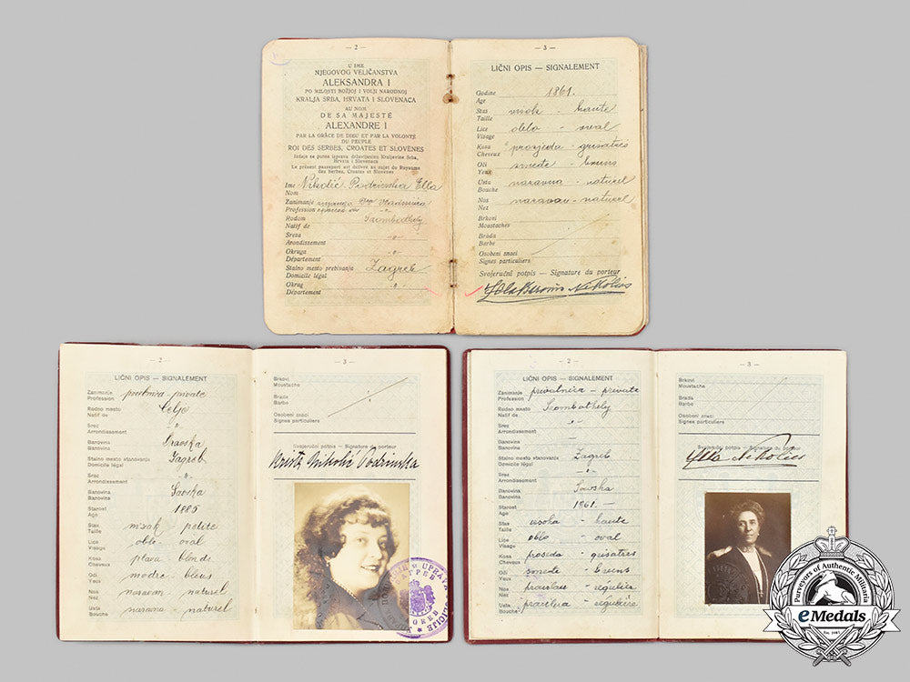 yugoslavia,_kingdom._three_passports_issued_to_ella_ničolić-_podrinska_49_m21_mnc5445_1