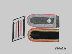 Germany, Wehrmacht. A Mixed Lot of Collar and Shoulder Insignia, Heer and Waffen-SS Issue