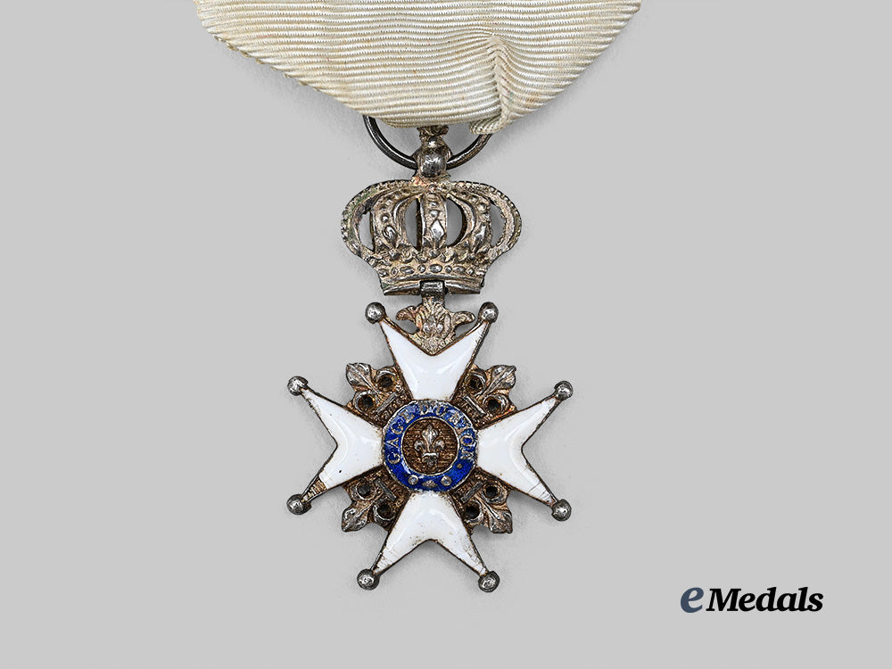 france,_napoleonic_kingdom._a_decoration_of_the_lily,_reduced_silver_cross,_c.1820_e_medals__e_u24799_3
