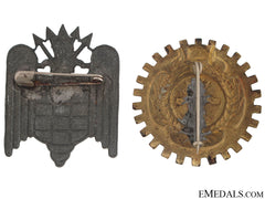 Two Early Franco Period Falange Badges