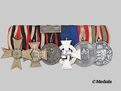 Germany, Third Reich. A Medal Bar for a First and Second World War Non-Combatant