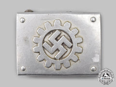 Germany, Daf. A Rare Stoßtrupp Belt Buckle, Crank Catch Version, By F.w. Assmann & Söhne