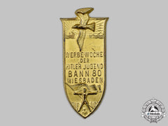 Germany, Hj. A Wiesbaden Promotional Week Commemorative Badge, By Paulmann & Crone