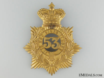 53_rd_sherbrooke_battalion_of_infantry_officer's_helmet_plate,_c.1880_53rd_sherbrooke__536d1992756cd