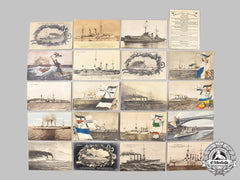 Germany, Imperial. A Collection Of Notable Wartime 'Ships Lost In Action' Postcards
