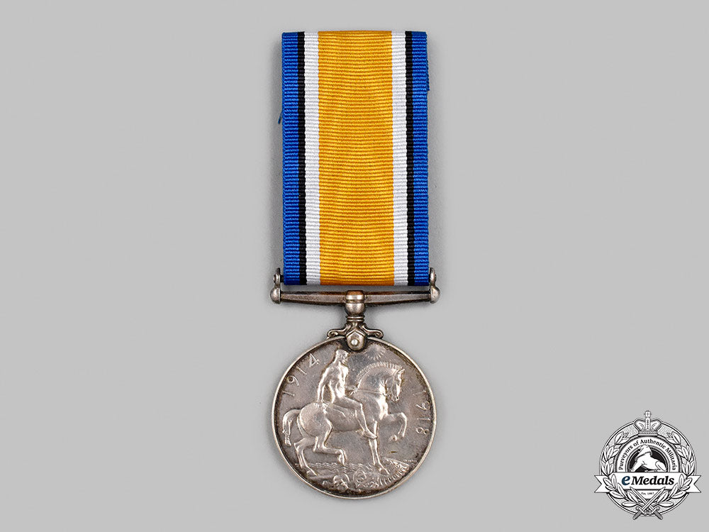 united_kingdom._a_british_war_medal,_to_private_cyril_e._crane,_rifle_brigade,_kia_54_m21_mnc5730