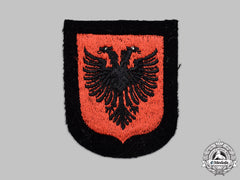 Germany, Ss. A 21St Waffen Mountain Division Of The Ss Skanderbeg Sleeve Shield