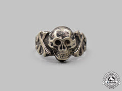 Germany, Weimar Republic. A Silver Totenkopf Ring