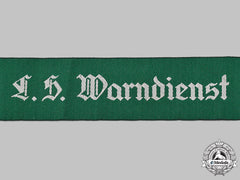 Germany, Third Reich. An Air Raid Warning Service Cuff Title