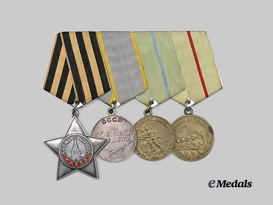 russia,_soviet_union._a_medal_bar_for_a_distinguished_second_world_war_combatant_and_stalingrad_defender_e_medals__e_u24490_2
