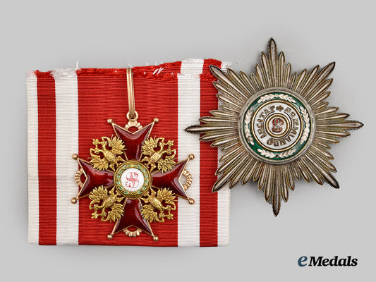 russia,_imperial._a_rare_order_of_saint_stanislaus,_i_class_cross_set,_by_keibel___m_n_c8927