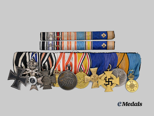 germany,_imperial._a_medal_bar_for_boxer_rebellion,_first_world_war,_and_civil_service,_with_ribbon_bars_e_medals__g62534_2