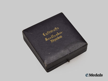 Germany, Luftwaffe. A Radio Operator Badge Presentation Case, Refurbished Late-War Example