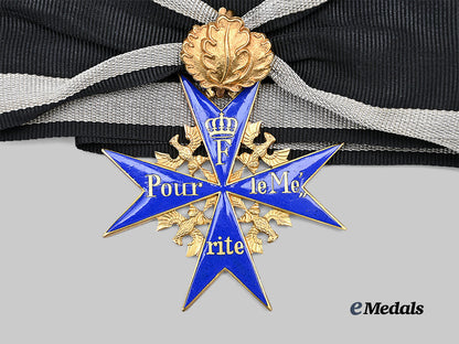 germany,_imperial._a_pour_le_mérite_with_oak_leaves,_exhibition_example_by_steinhauer&_lück,_c.1965_e_medals__g62641_3