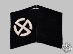 Germany, Ss. A Set Of 11Th Ss Volunteer Panzergrenadier Division Nordland Collar Tabs