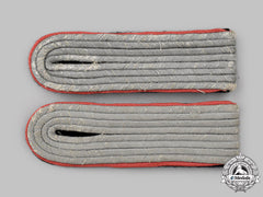 Germany, Ss. A Set Of Waffen-Ss Panzer Untersturmführer Shoulder Boards
