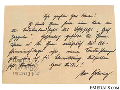 Lz 127 Graf Zeppelin Postcard 1938